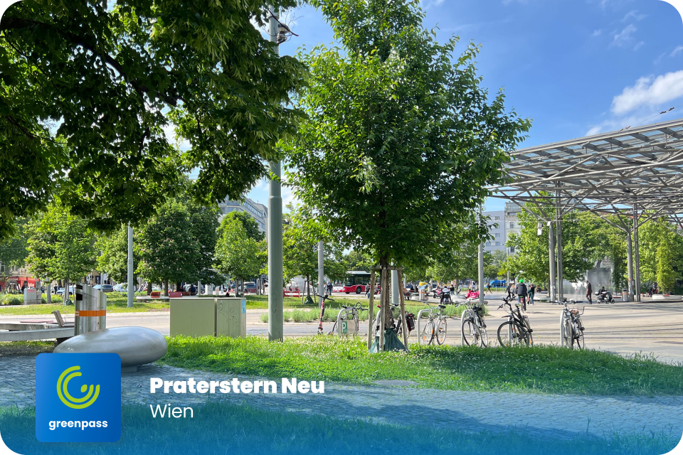 Klimafitte Platzgestaltung am Praterstern